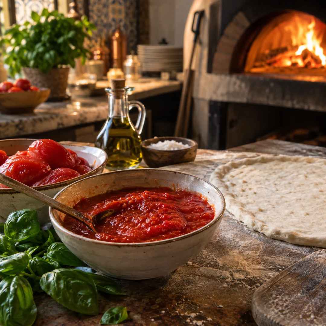 Hogyan készíts paradicsomszószt nápolyi pizzára? Főzés, sózás és fűszerezés