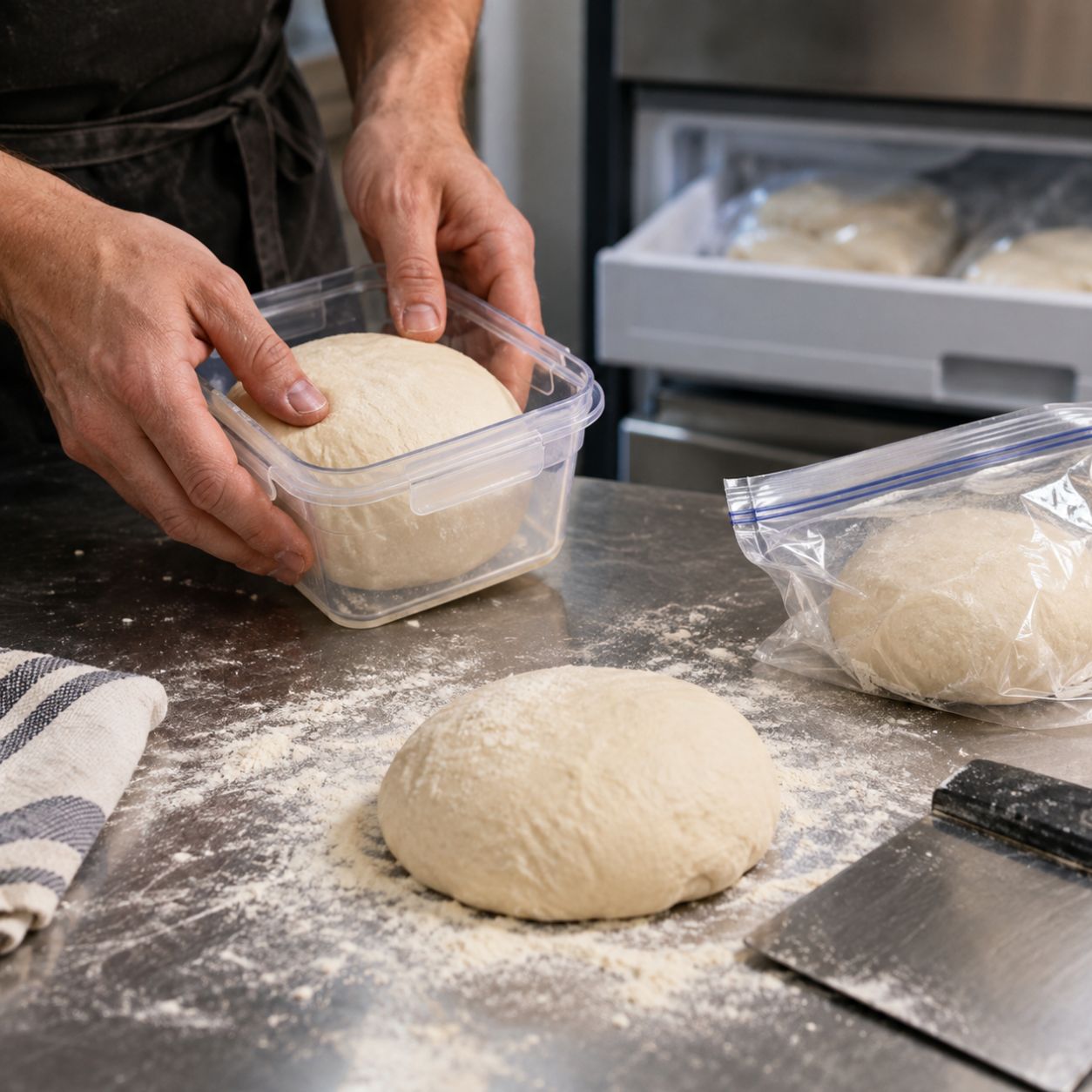 A fagyasztott pizzatészta-golyó tudománya: hogyan mentsd meg a megmaradt tésztát?