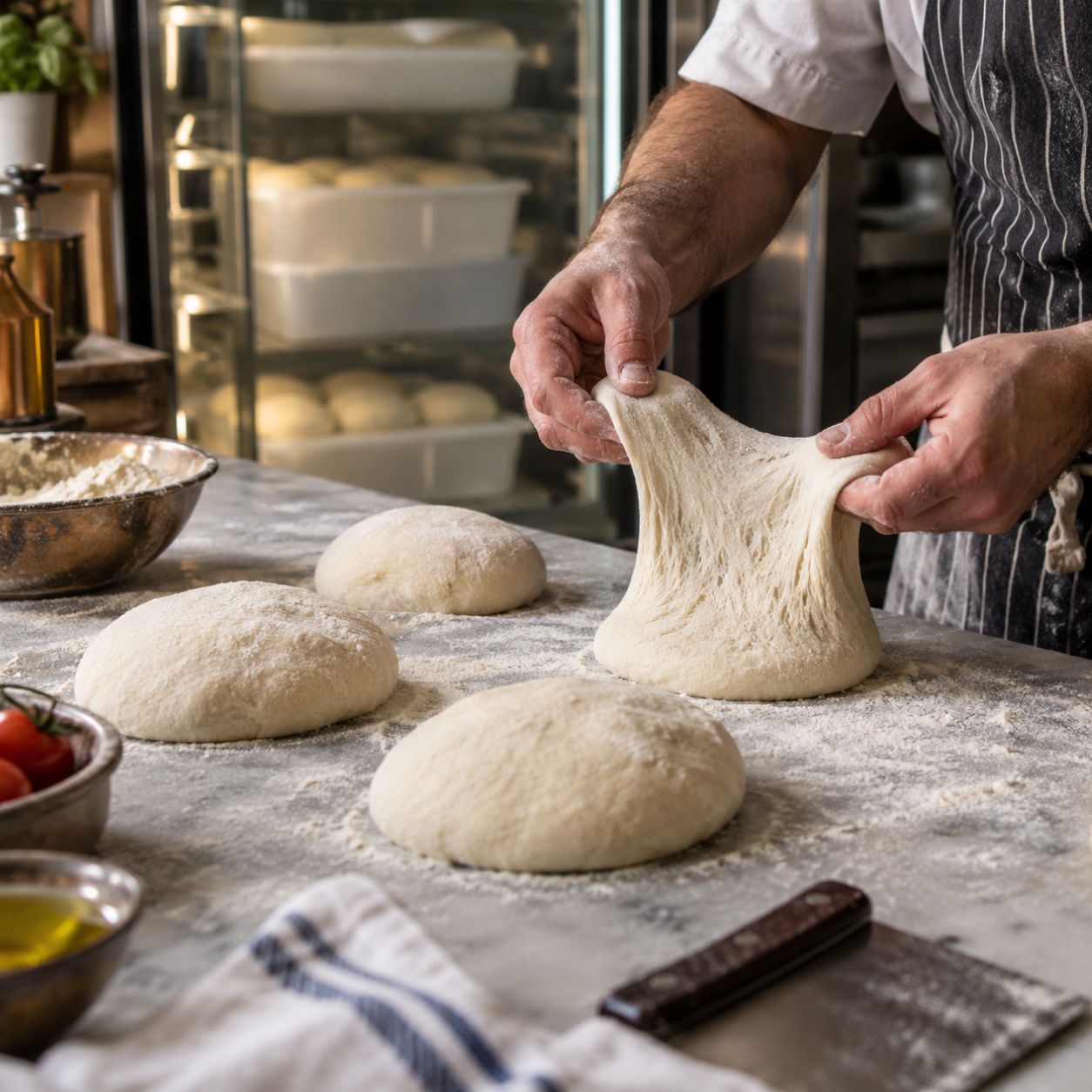 A pizzatészta fermentáció biológiája: mi a különbség a kelés és az érlelés között?