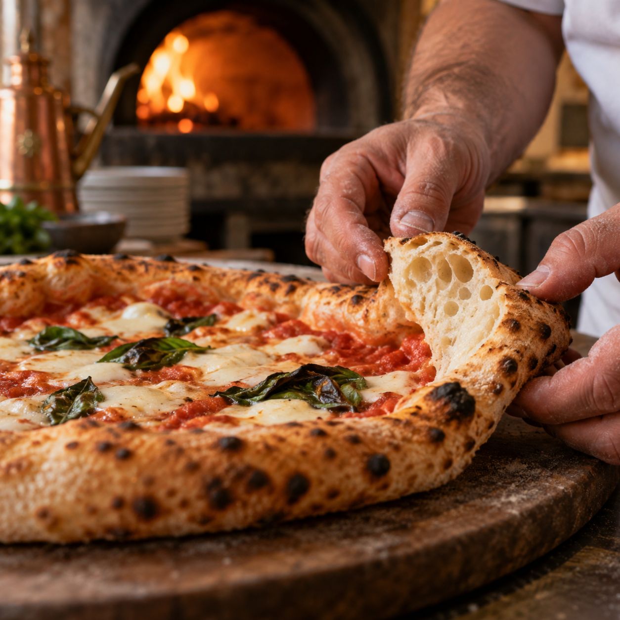 Miért lesz rágós és gumiszerű a pizza pereme? A kiszáradás és a retrogradáció okai